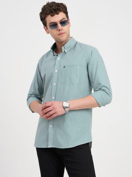 Bharggo Gents Pepper Cotton Dobby Shirt