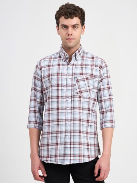 Bharggo Gents Oxford Check Shirt